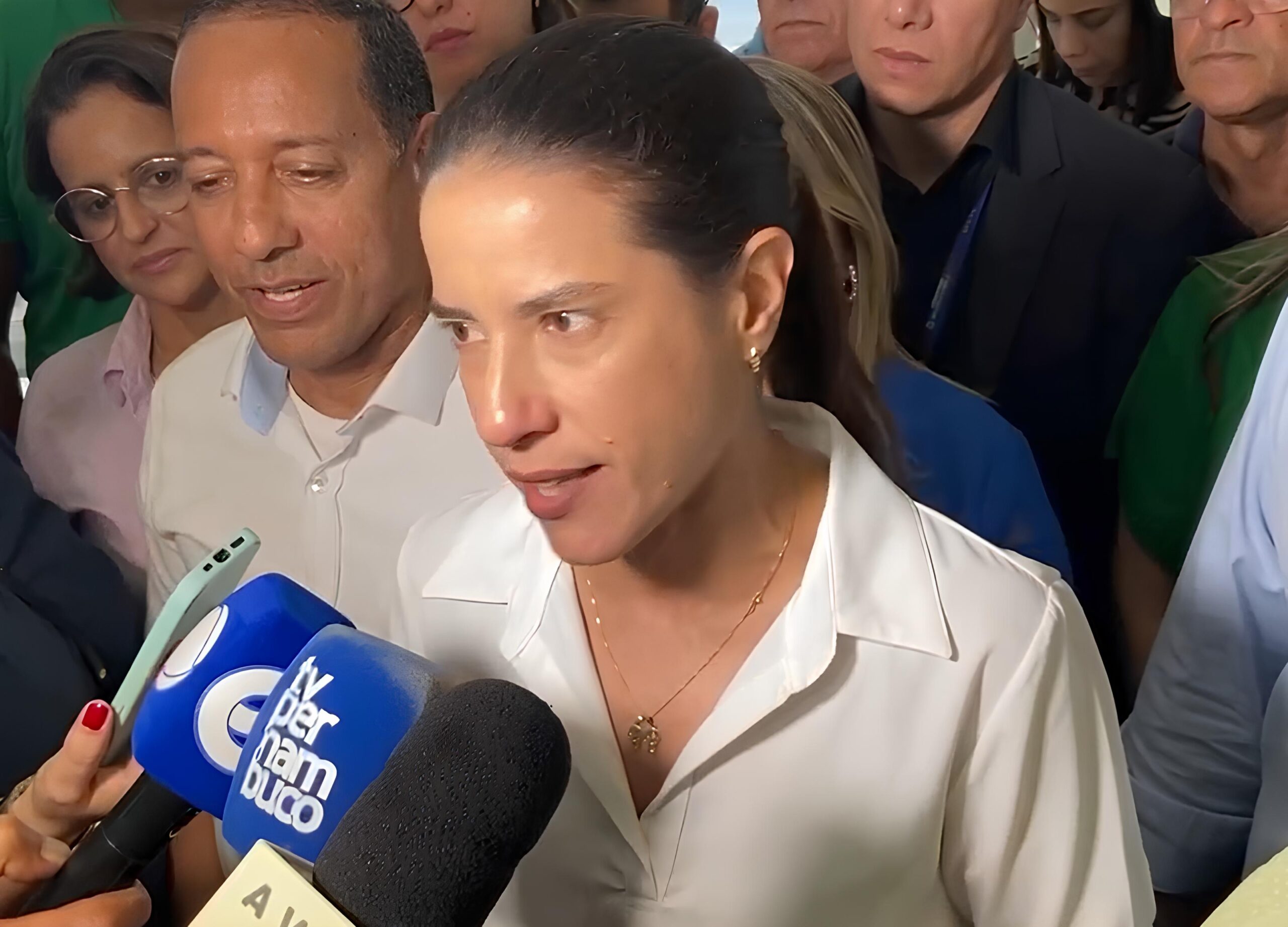 A governadora Raquel Lyra indicou a manutenção de Priscila Krause na vice, mas evitou cravar a companheira de chapa (1)