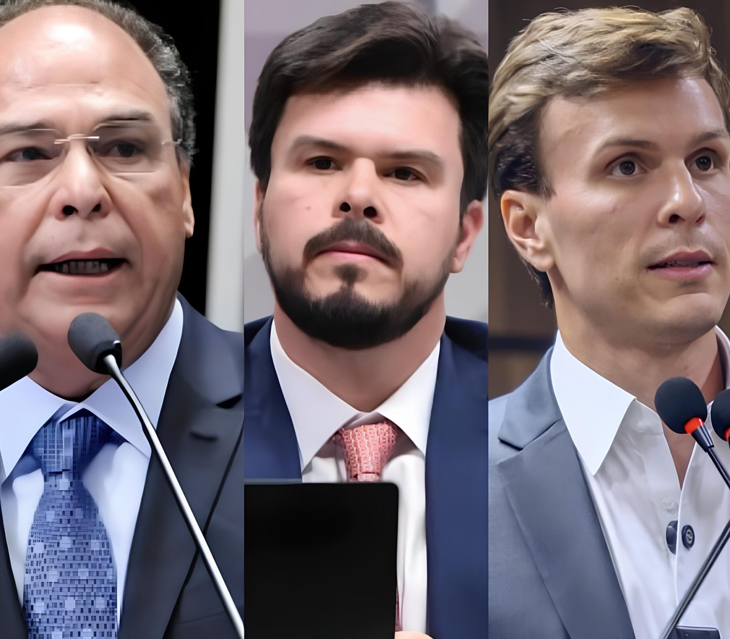 O ex-senador Fernando Bezerra Coelho e os filhos Fernando e Miguel foram alvos da operação da PF Foto Diculgação