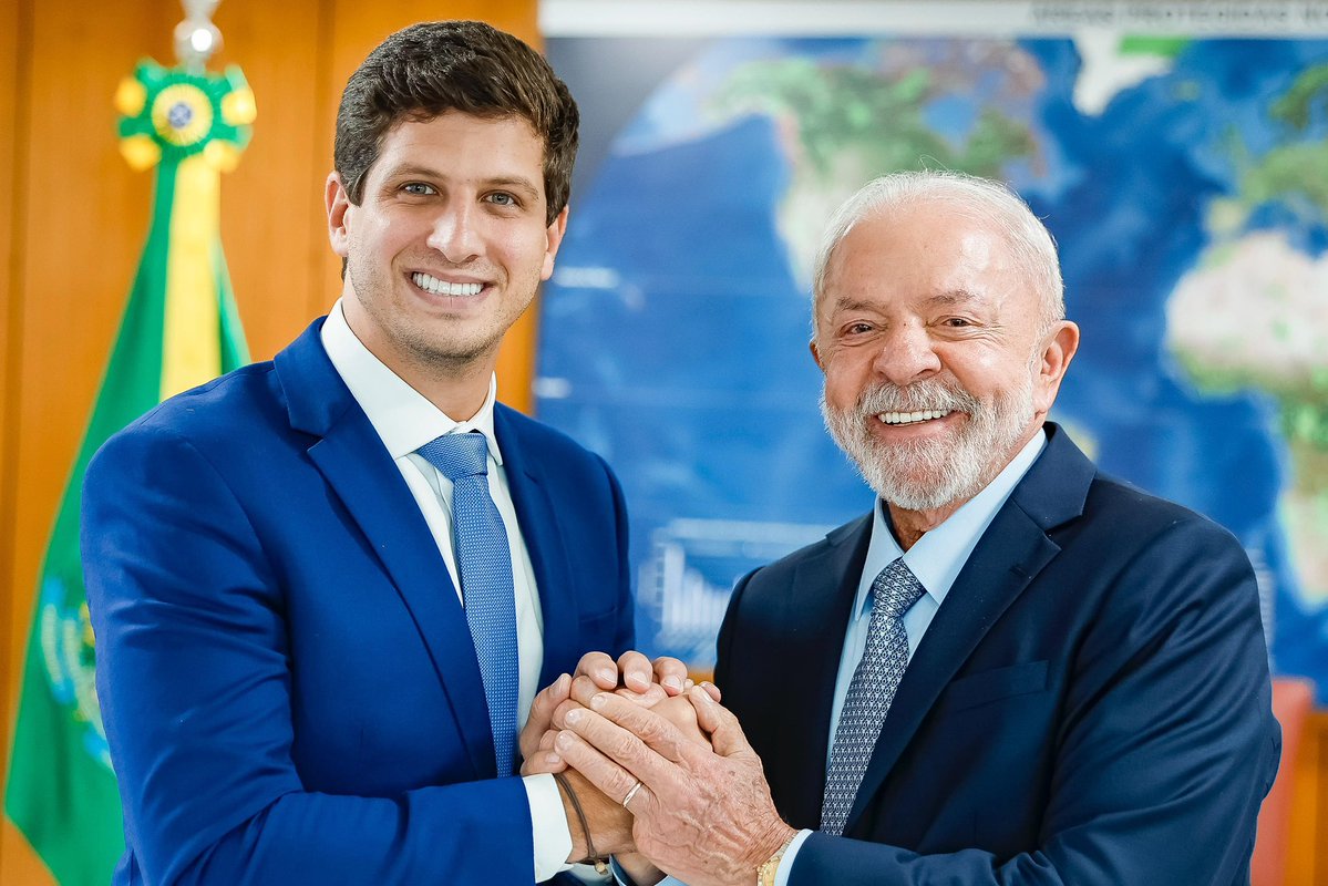 O prefeito do Recife e presidente nacional do PSB, João Campos, externou ao presidente Lula que manutenção da vice é prioridade do PSB Foto Ricardo Stuckert PR