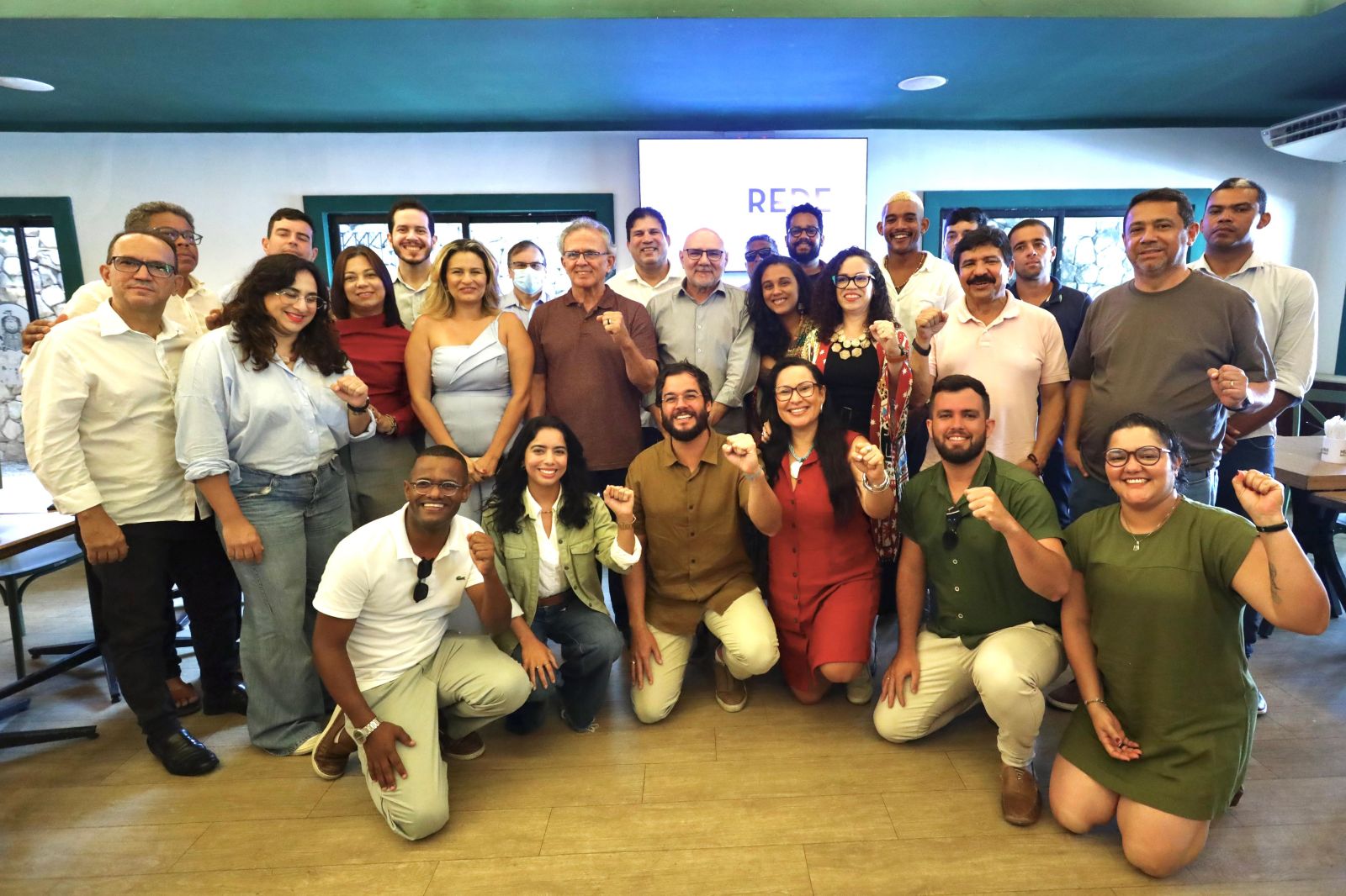 Reitor da UFPE, Alfredo Gomes foi lançado pré-candidato ao Governo, em chapa que conta também com o nome de Paulo Rubem para a disputa do Senado Foto Lucas Emanuel Divulgação