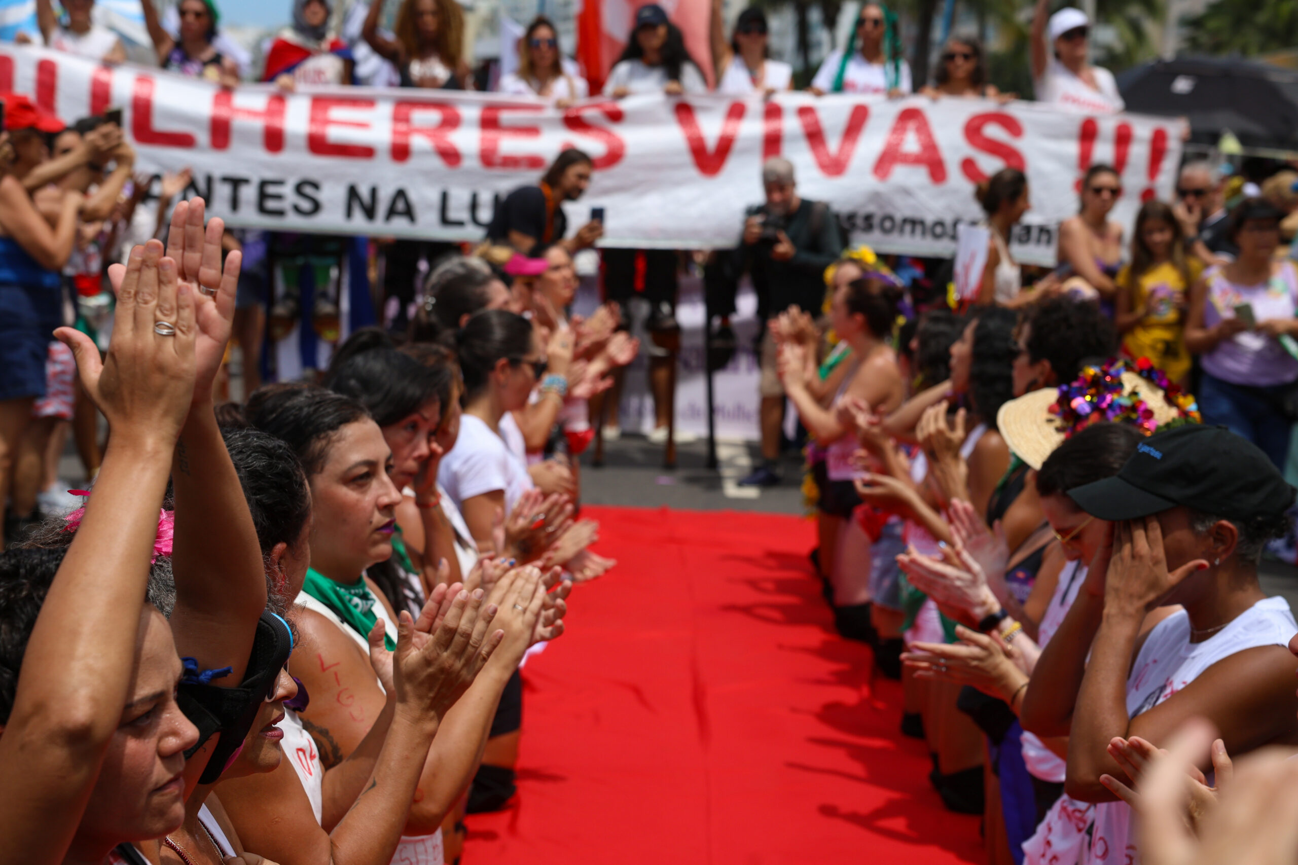 Ato unificado Dia Internacional da Mulher no Rio de Janeiro