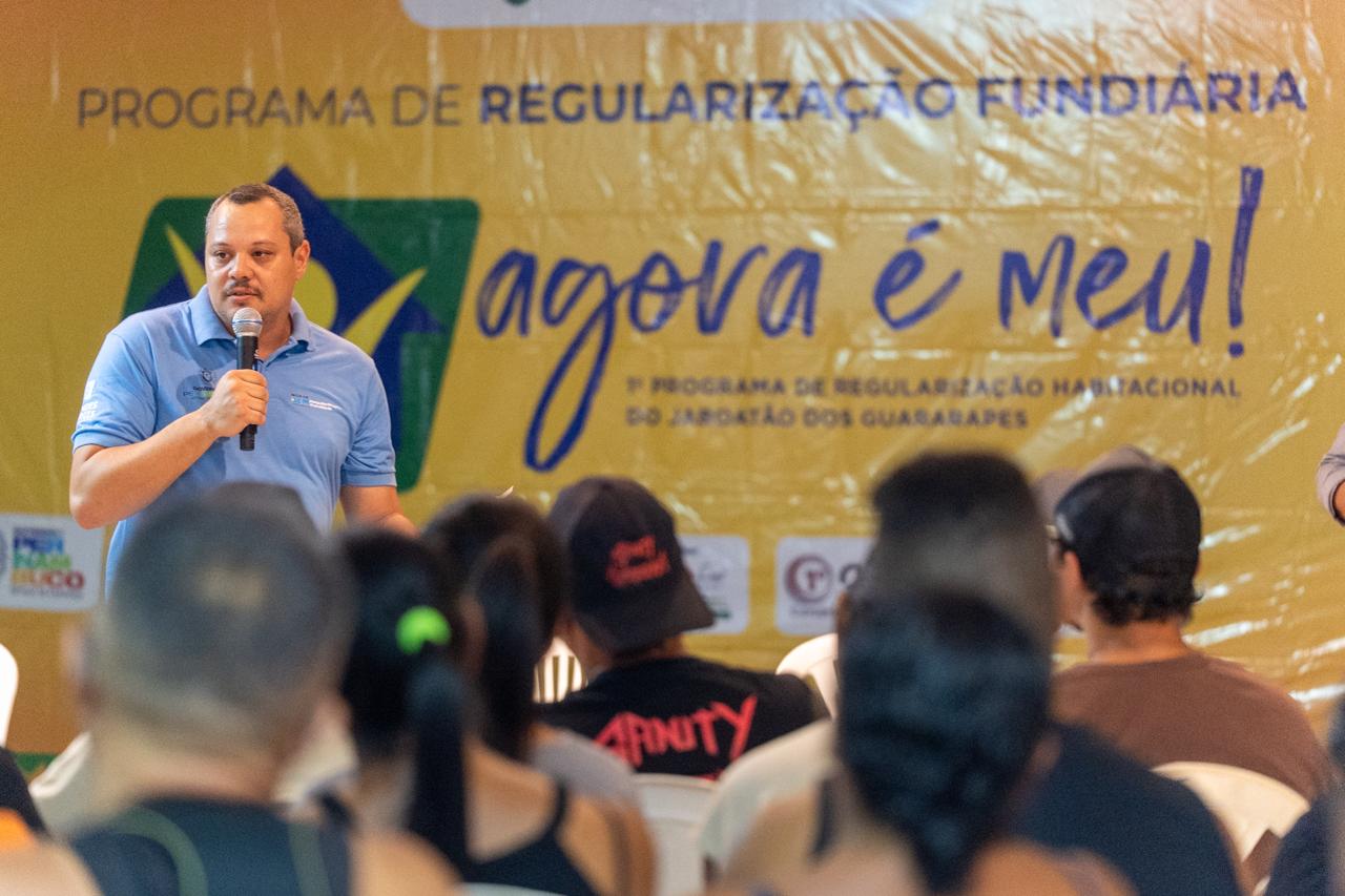 Prefeitura de Jaboatão inicia regularização fundiária na Perquímica, em Prazeres, beneficiando 120 famílias com registro em cartório em até 60 dias