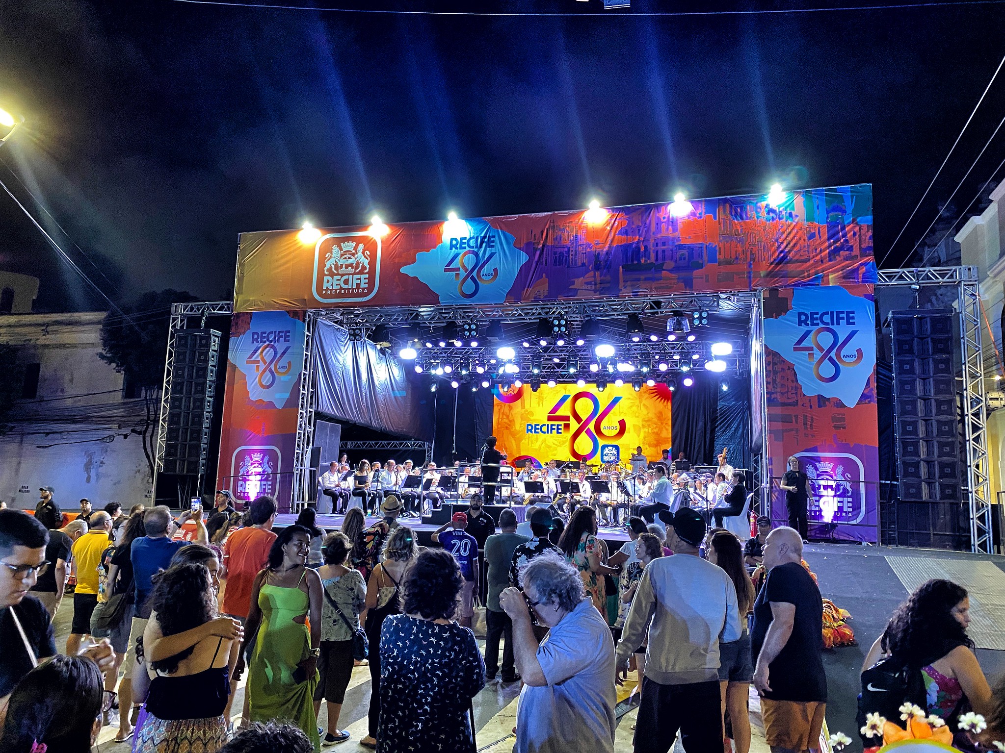 Recife celebra 489 anos com programação gratuita entre 11 e 29 de março, com concertos, shows, festivais, cinema ao ar livre e eventos culturais Foto: Marcos Pastic/PCR Imagem