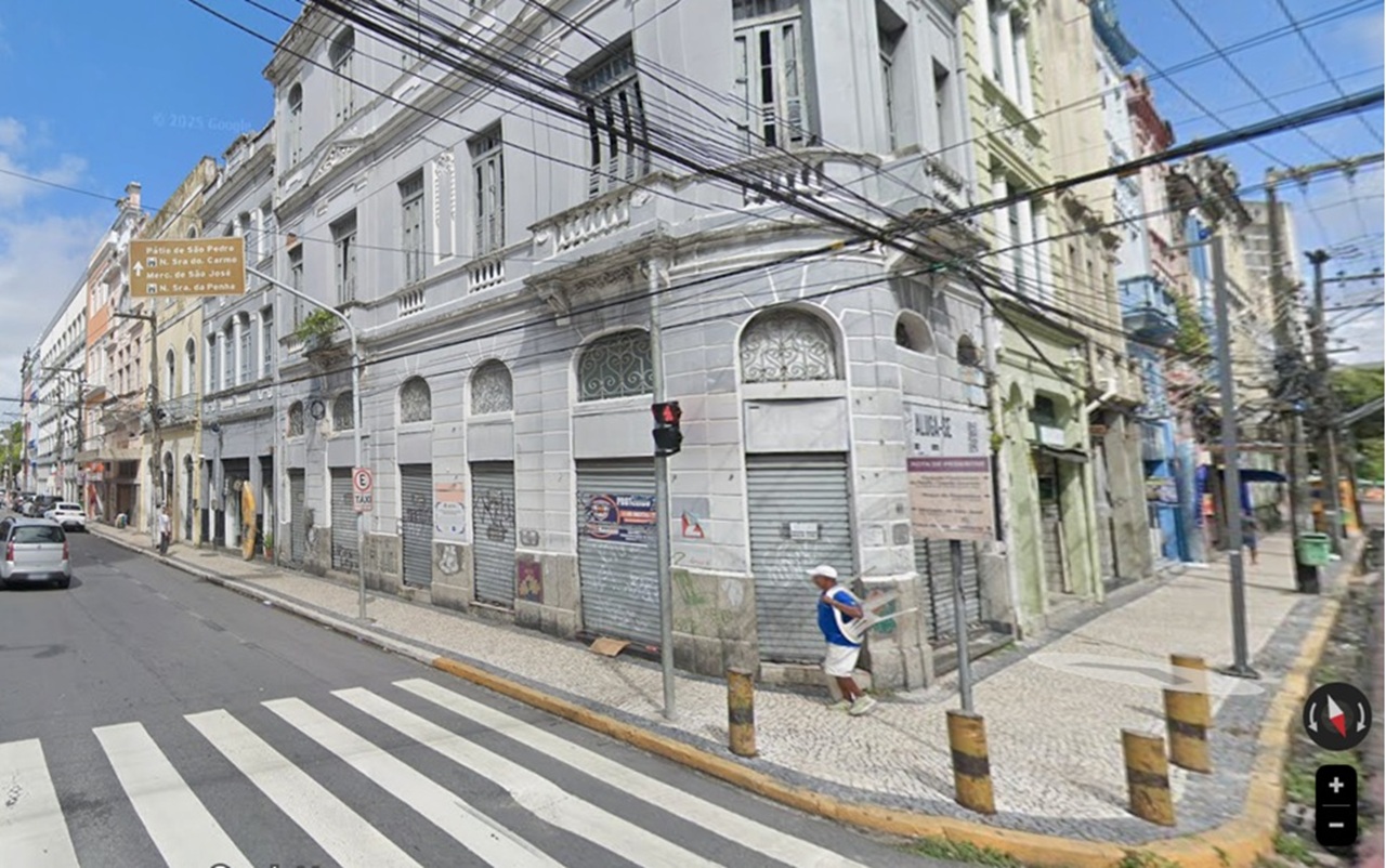O Bar Cristal funcionou na esquina da rua do Imperador coma 1º de Março