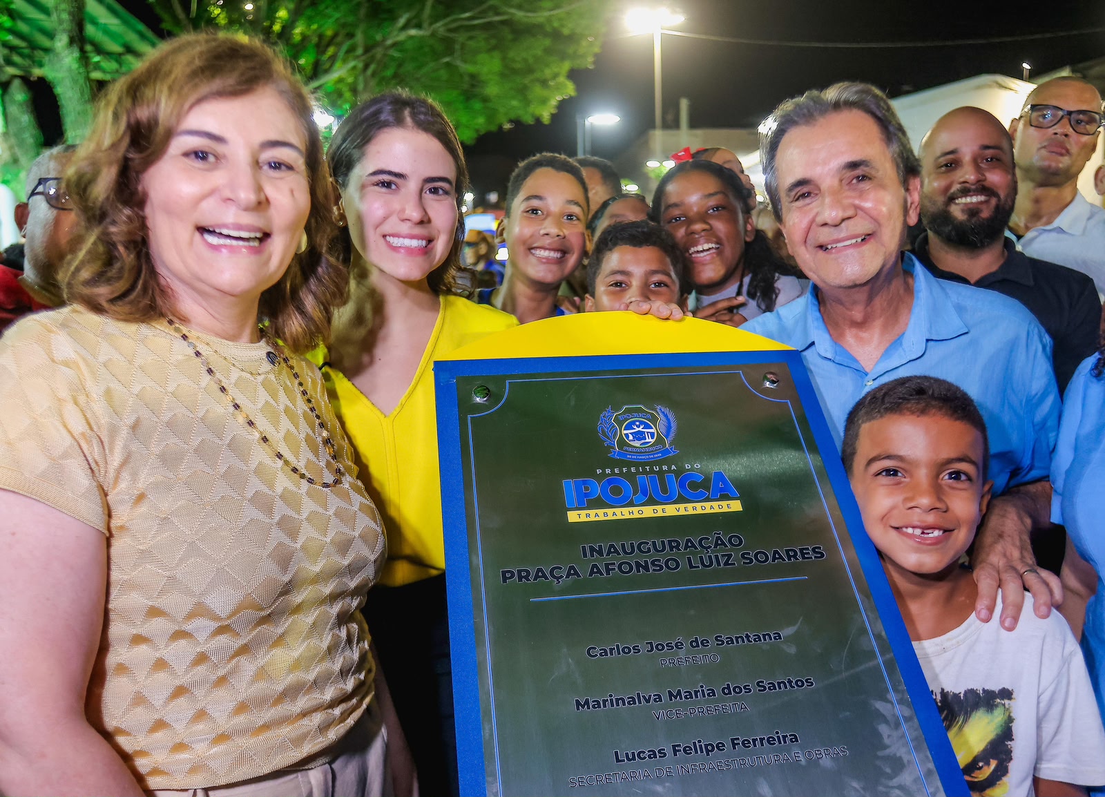 Prefeito de Ipojuca, Carlos Santana, entrega a Praça Afonso Luiz Soares requalificada, em Camela, com áreas de lazer, convivência, acessibilidade e atividades físicas