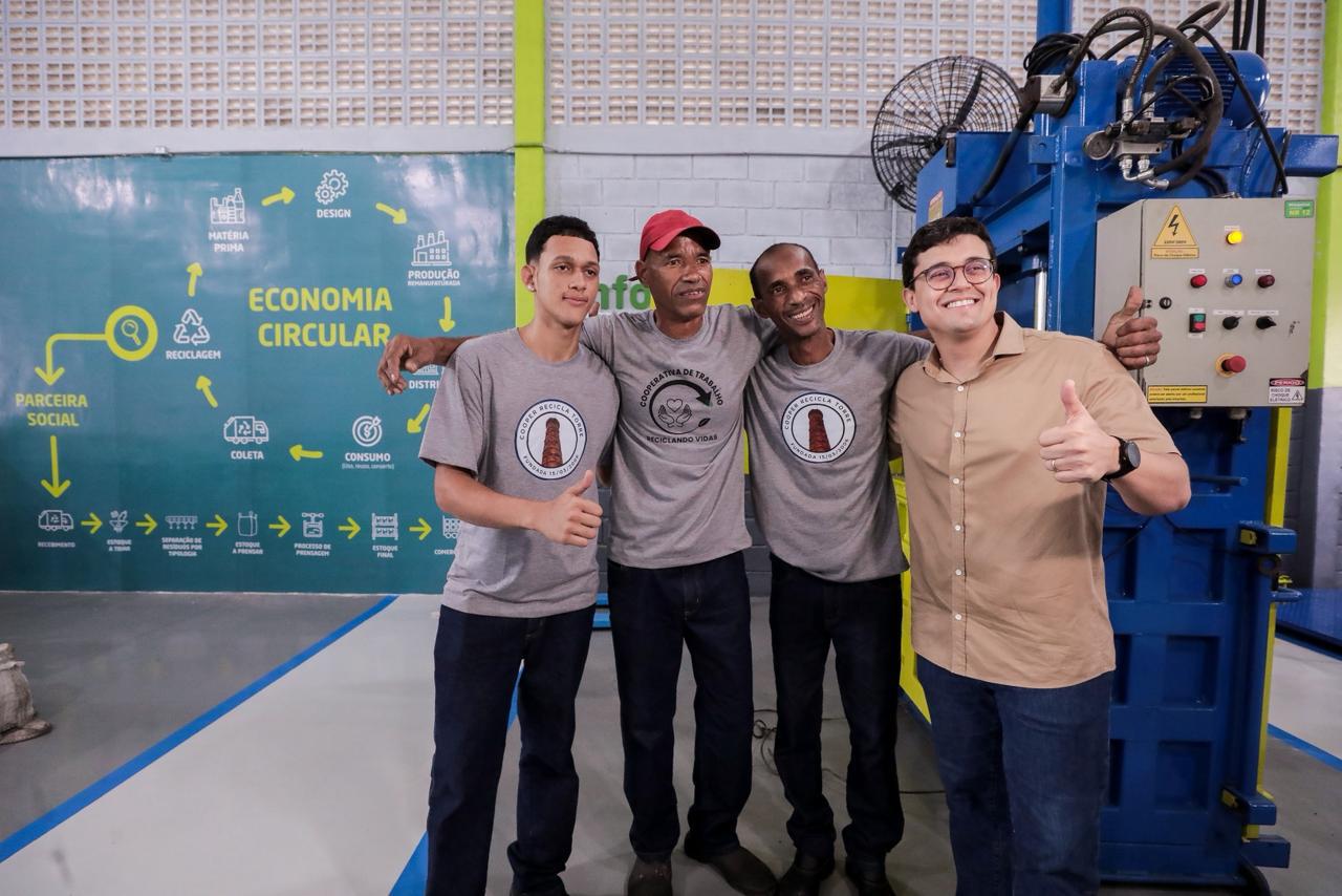 Prefeitura do Recife entrega nova central de triagem da Recicla Torre, amplia capacidade de reciclagem para 130 toneladas por mês e eleva a renda dos cooperados