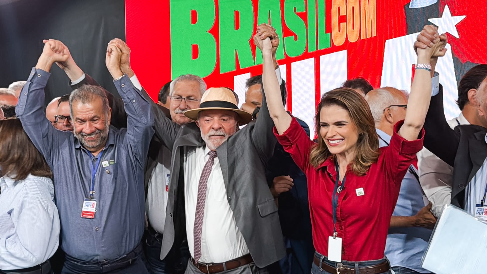 Pré-candidata ao Senado, Marília Arraes teve papel de destaque na convenção nacional do PDT, que oficializou apoio à reeleição do presidente Lula
