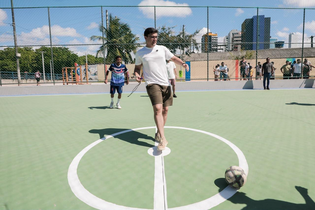 Última etapa do parque amplia áreas de lazer e esporte nos Coelhos; Prefeitura do Recife também inaugurou a Praça Viaduto Joaquim Cardoso